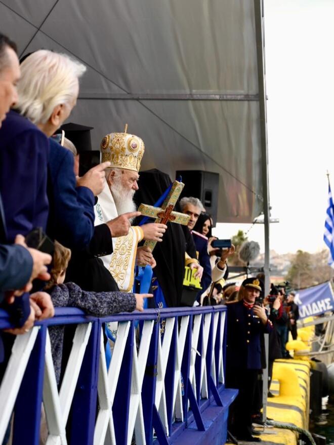 Μπαλατσινού: Με τον Κικίλια και τον γιο τους στον αγιασμό των υδάτων