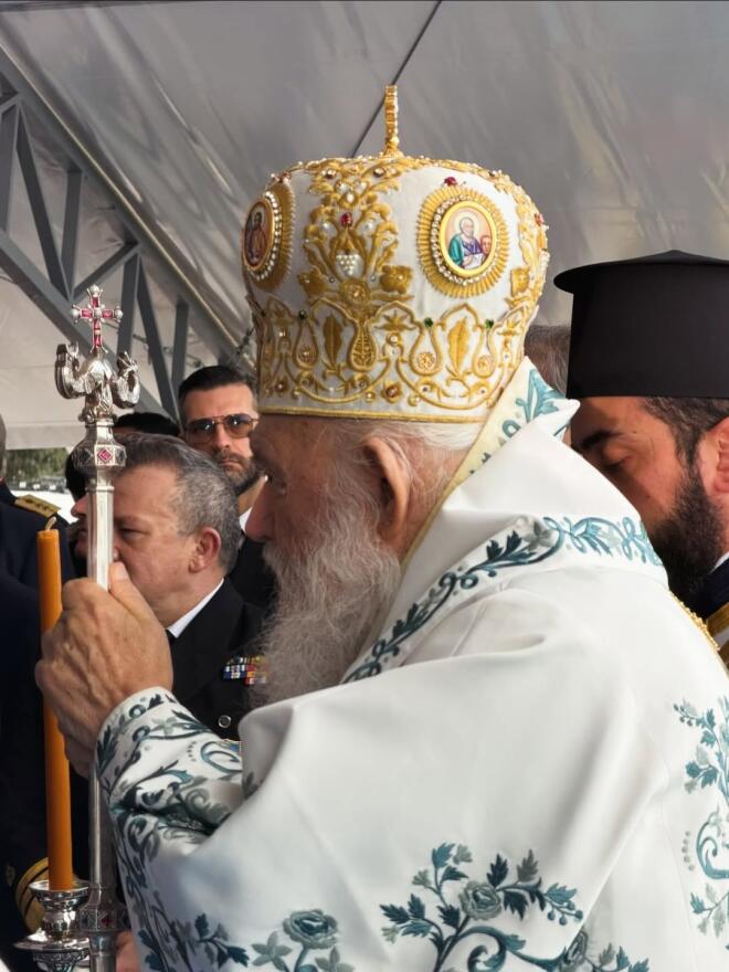 Μπαλατσινού: Με τον Κικίλια και τον γιο τους στον αγιασμό των υδάτων