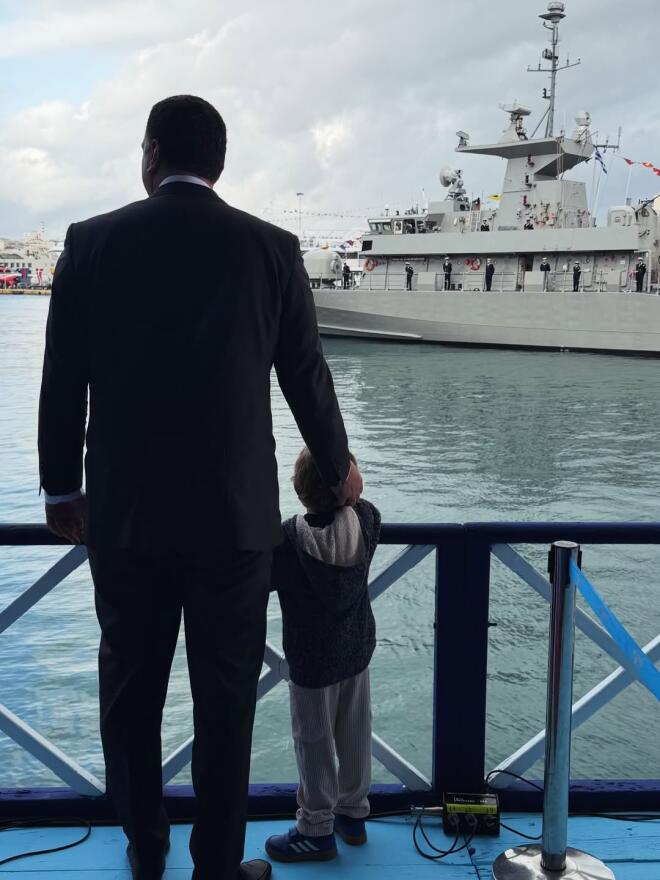 Μπαλατσινού: Με τον Κικίλια και τον γιο τους στον αγιασμό των υδάτων