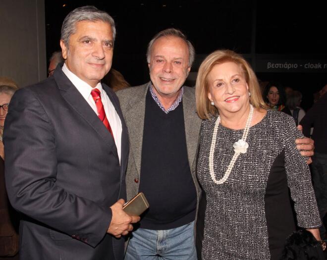 Ο Γιώργος Πατούλης με τον Χρήστο Πολίτη και τη Φάνη Πάλλη Πετραλιά