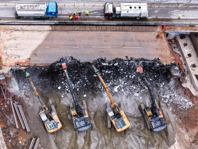 Κλείνει για 48ωρες ο περιφερειακός για την κατεδάφιση της γέφυρας Πανοράματος