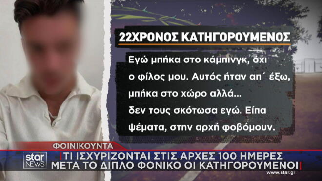 Ο ισχυρισμός του ενός εκ των δύο κατηγορουμένων  