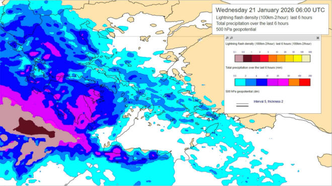 χάρτης βροχής 1