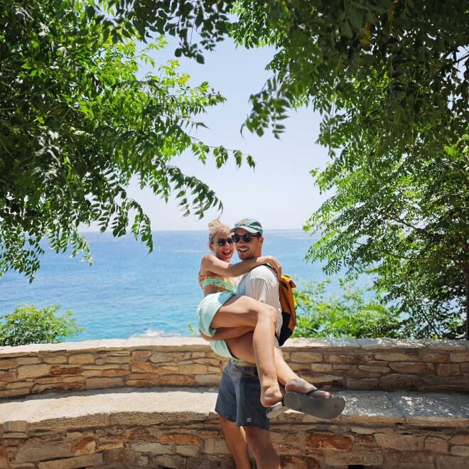 Στάθης Κόικας - Ηλιάνα Μαυρομάτη: Στιγμιότυπο από τις διακοπές τους στην Ικαρία/ instagram