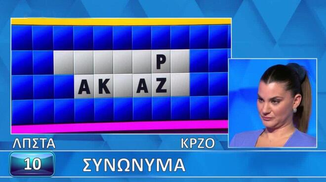 Τροχός της Τύχης: Η Ξένια δεν τα κατάφερε με τα «Συνώνυμα» - Εσύ;
