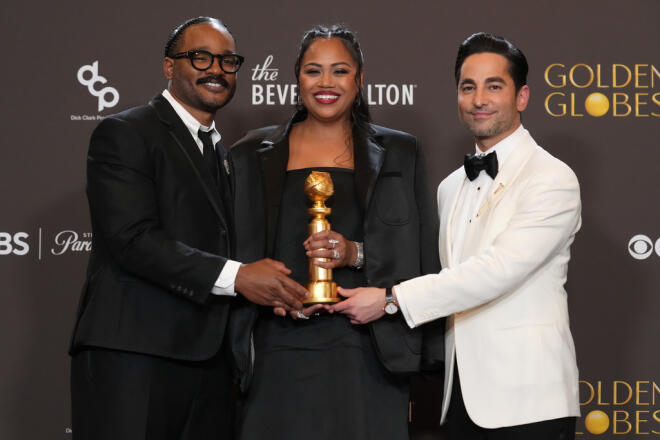 Ryan Coogler, Zinzi Evans & Sev Ohanian από την ταινία Sinners, στις Χρυσές Σφαίρες
