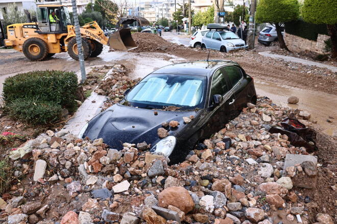 Άνω Γλυφάδα καταστροφές κακοκαιρία1