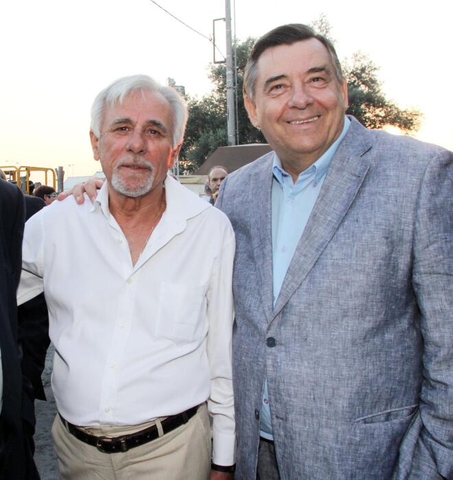 Ο Σπύρος Καρατζαφέρης με τον αδερφό του, Γιώργο Καρατζαφέρη 