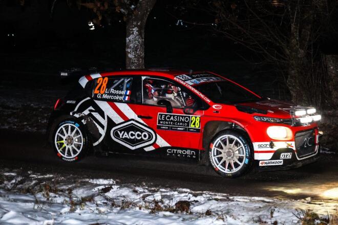 Citroen C3 Rally2: Rossel και Mercoiret κερδίζουν το Ράλι Μόντε Κάρλο