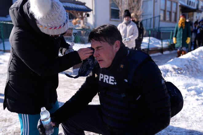 Διαδηλωτές στη Μινεάπολη