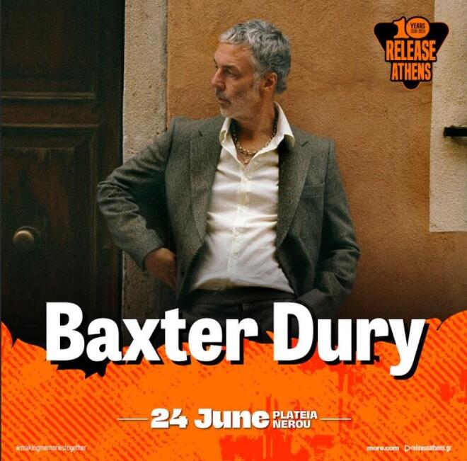 Release Athens 2026: Baxter Dury και Anna von Hausswolff στην Πλατεία Νερού