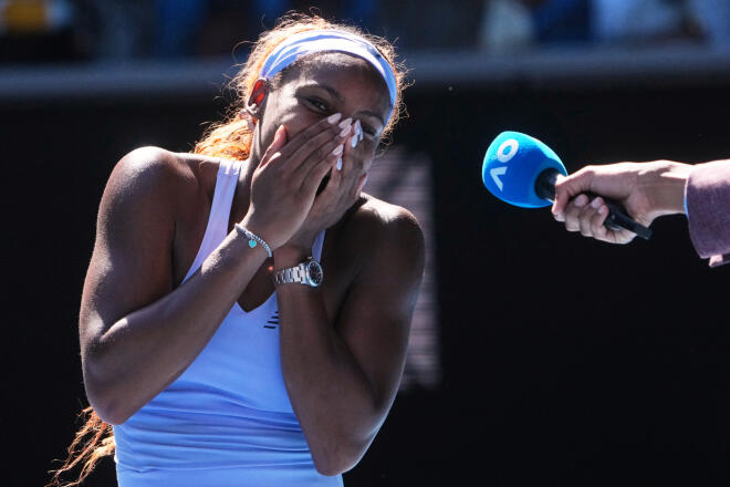 Η Κόκο Γκοφ/ φωτογραφία από apimages