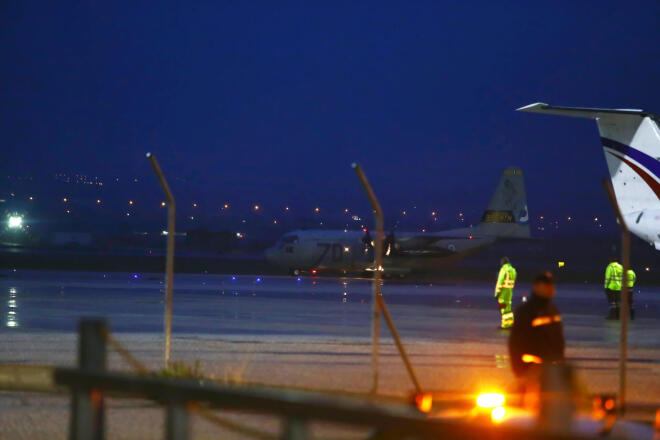 Προσγειώθηκε στο αεροδρόμιο «Μακεδονία» της Θεσσαλονίκης το C-130