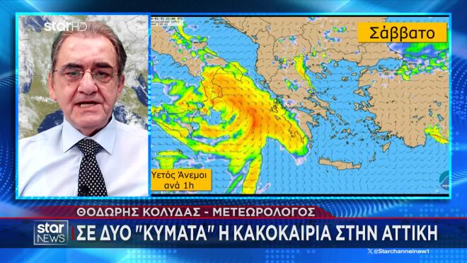 Κακοκαιρία: Σε δύο φάσεις θα χτυπήσει την Αττική