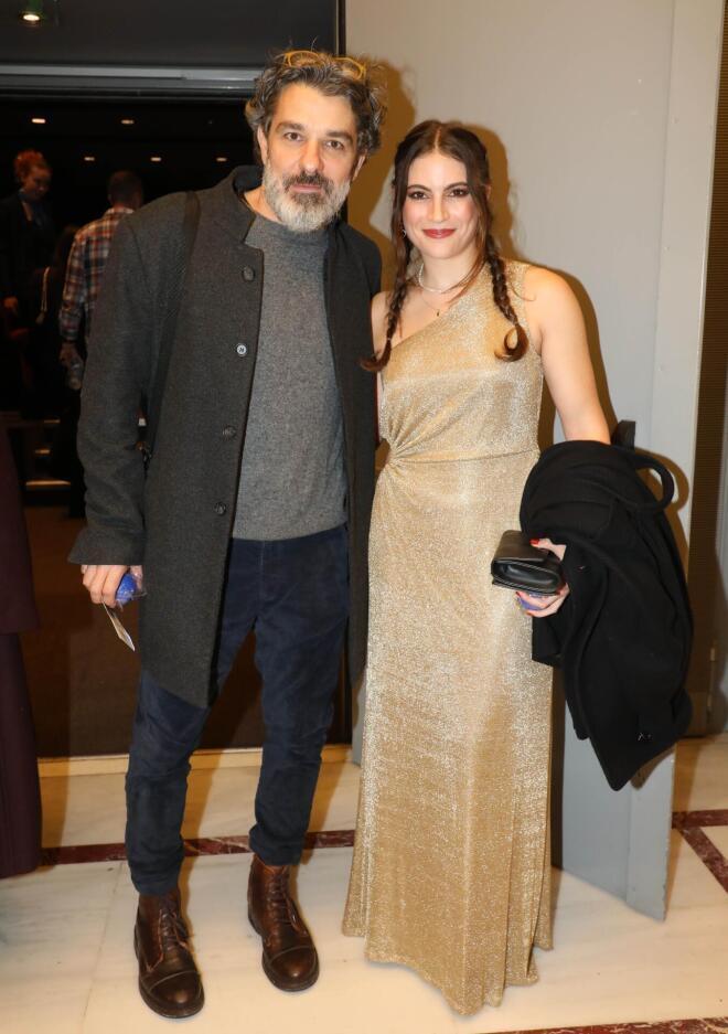 Ο Πέτρος Λαγούτης κι η Μάρθα Λαμπίρη Φεντόρουφ σε μία από τις δημόσιες εμφανίσεις τους