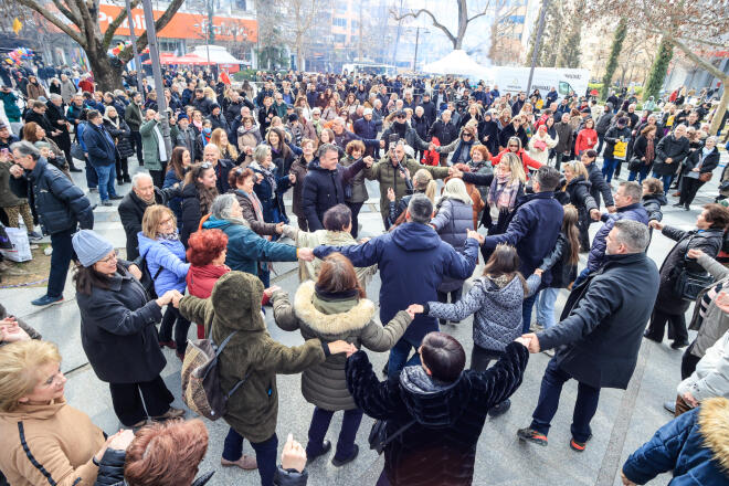 Τσικνοπέμπτη 2025 στη Λάρισα/ Eurokinissi 