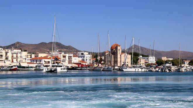 Άποψη του λιμανιού της Αίγινας/ ΙΝΤΙΜΕ