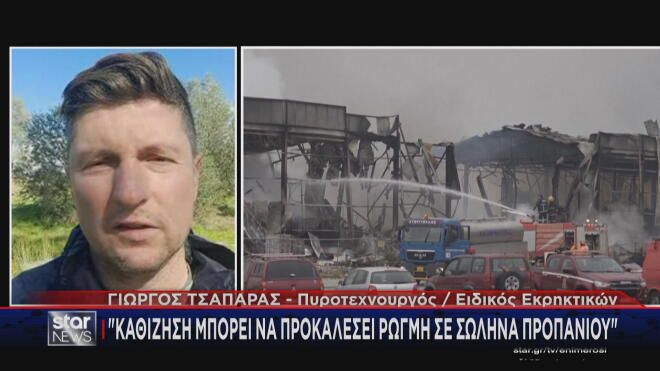Η δήλωση του πυροτεχνουργού – ειδικού εκρηκτικών Γ. Τσαπάρα για το ενδεχόμενο καθίζησης