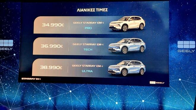 Σύντομη δοκιμή του νέου Geely STARRAY EM-i στην Ελλάδα