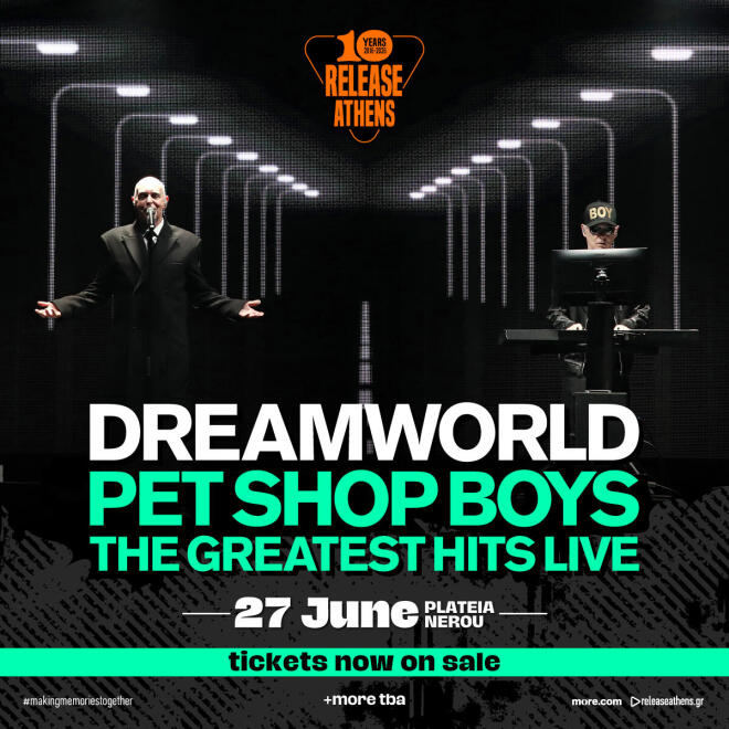 Release Athens 2026: Οι Pet Shop Boys στην πλατεία Νερού