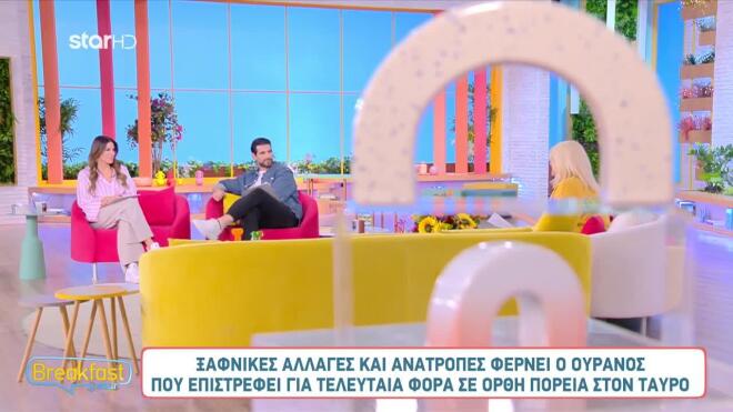 Οι αστρολογικές προβλέψεις της Άσης Μπήλιου στο Breakfast@Star