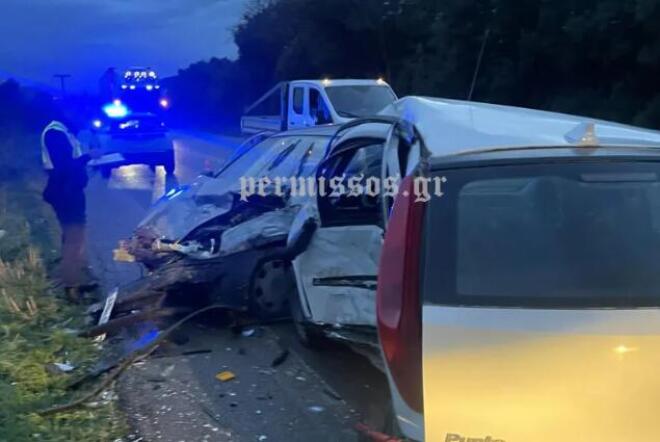 Τροχαίο στη Θηβών - Χαλκίδας