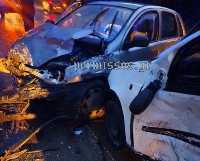 Εικόνες από το τροχαίο 