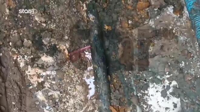 Φωτογραφία ντοκουμέντο από τον σωλήνα προπανίου της Βιολάντα