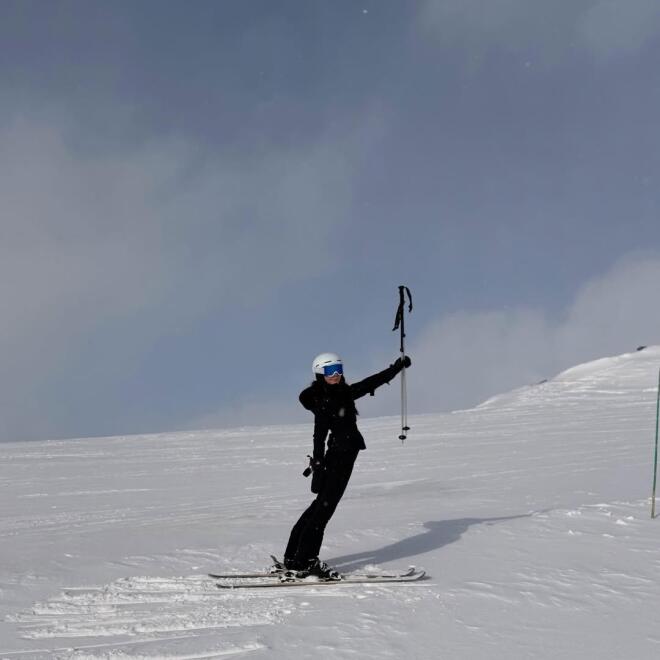 Αλεξάνδρα Κωστοπούλου στις Γαλλικές Άλπεις