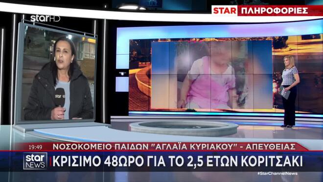 Καλλιθέα: Κρίσιμο 48ωρο για τη μικρούλα 