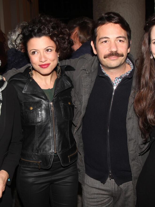 Η Ευσταθία Τσαπαρέλη κι ο Αλέξανδρος Λογοθέτης σε μία από τις πρώτες δημόσιες εμφανίσεις τους το 2014