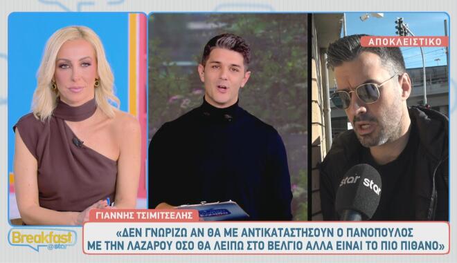 Γιάννης Τσιμιτσέλης: «Στο Βέλγιο τα γυρίσματα για τη νέα μου εκπομπή»