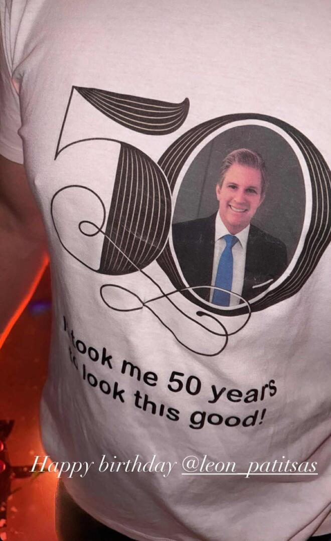 Το πάρτι γενεθλίων για τα 50α γενέθλια του Λέοντα Πατίτσα/ instagram