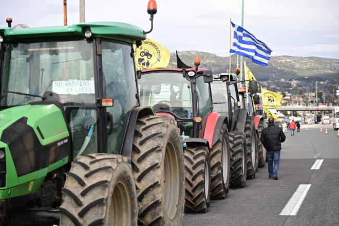 αγρότες κινητοποίηση Αφίδνες 1