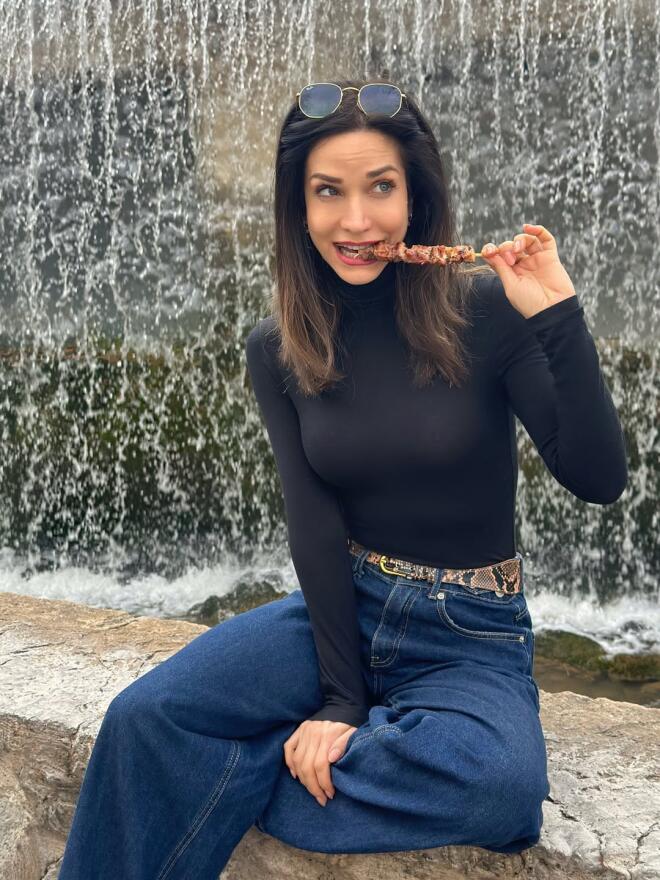 Κατερίνα Γερονικολού: Έτσι πέρασε την Τσικνοπέμπτη της