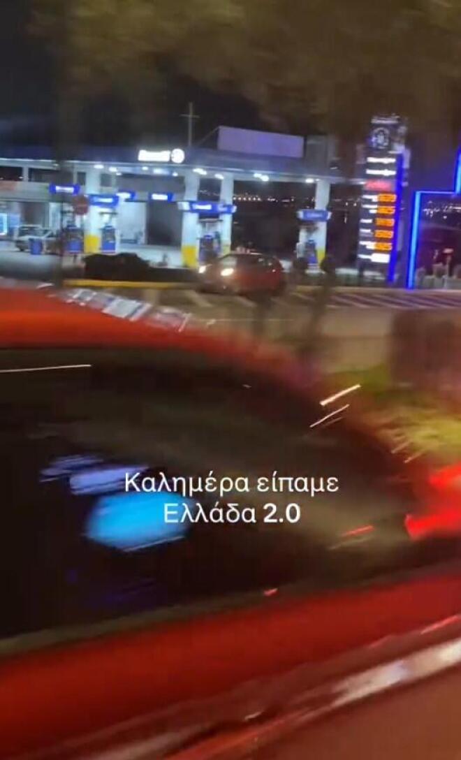 Λεωφόρος Σχιστού: Οδηγός πήγαινε με όπισθεν για 1,5 χιλιόμετρο