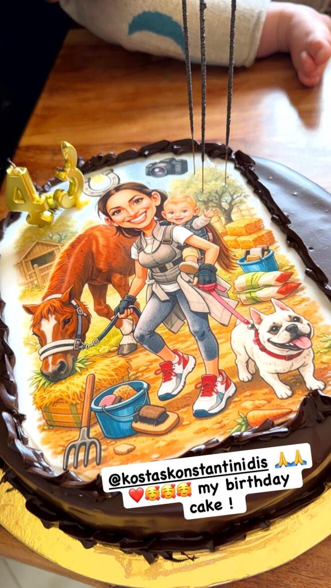 Ανθή Βούλγαρη: «Τα πρώτα μου γενέθλια ως μαμά» - Η τούρτα που έσβησε