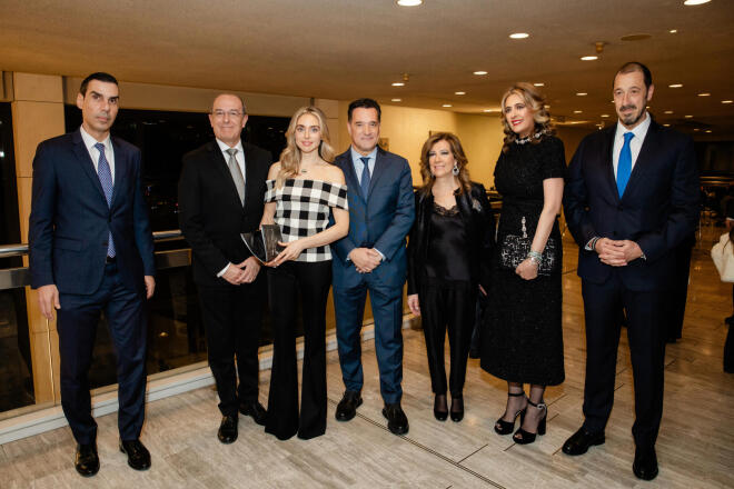 Μάριος Θεμιστοκλέους, ο Πρέσβης της Ιταλίας Paolo Cuculi, Μαριάννα Λαιμού, Αδώνης Γεωργιάδης, Elisabetta Casellati, Χριστιάννα Β. Βαρδινογιάννη, Μανώλης Παπασάββας