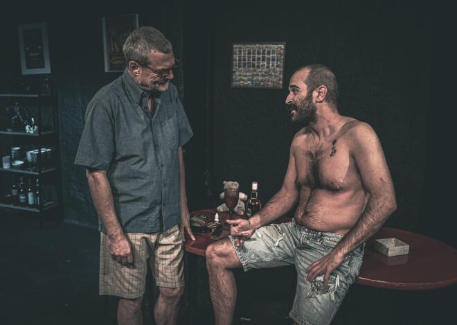 Ο Χρίστος Γεωργίου κι ο Βλάσης Πασιούδης ως «Αλέξης» και «Άρης» στις Λέξεις των Άλλων 