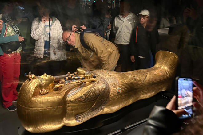 Η σαρκοφάγος του Τουταγχαμών/AP