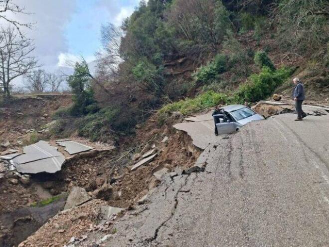 κατολίσθηση στα Τζουμέρκα 3 / epiruspost.gr