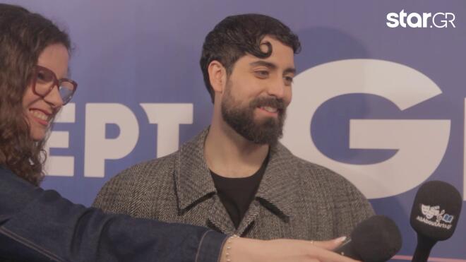 Ο Stylianos μετά το τέλος του εθνικού τελικού για τη Eurovosion 2026/ star.gr