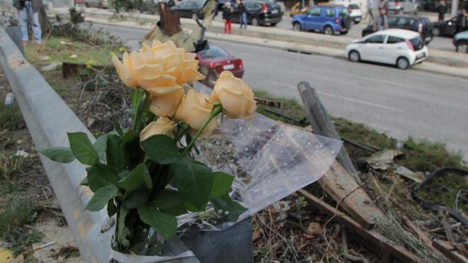 Το σημείο όπου έχασε τη ζωή του έπειτα από τροχαίο ο Παντελής Παντελίδης / Eurokinissi