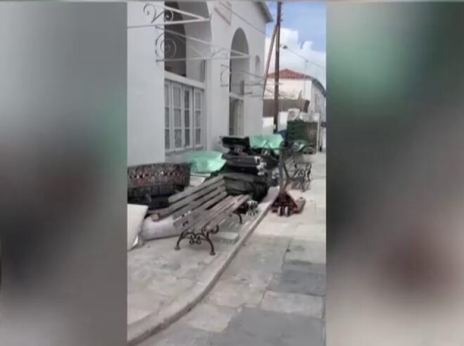 Brad Pitt: Προετοιμασίες στην Ύδρα για τα γυρίσματα της ταινίας που θα πρωταγωνιστεί/ screenshot από «Το Πρωινό»