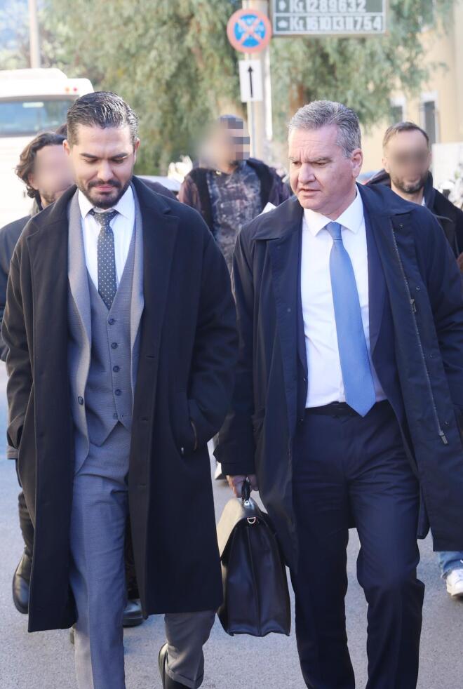 Ο Χρήστος Μάστορας με τον δικηγόρο του Χαράλαμπο Λυκούδη