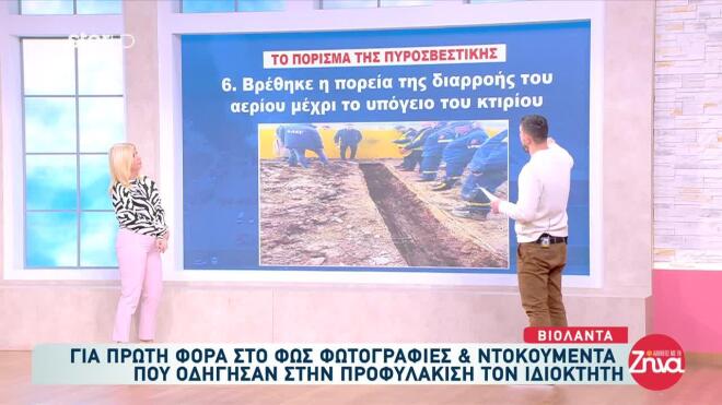 Πορεία διαρροής αερίου 