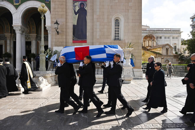 Μαρί Ελέν Αρβελέρ κηδεία 