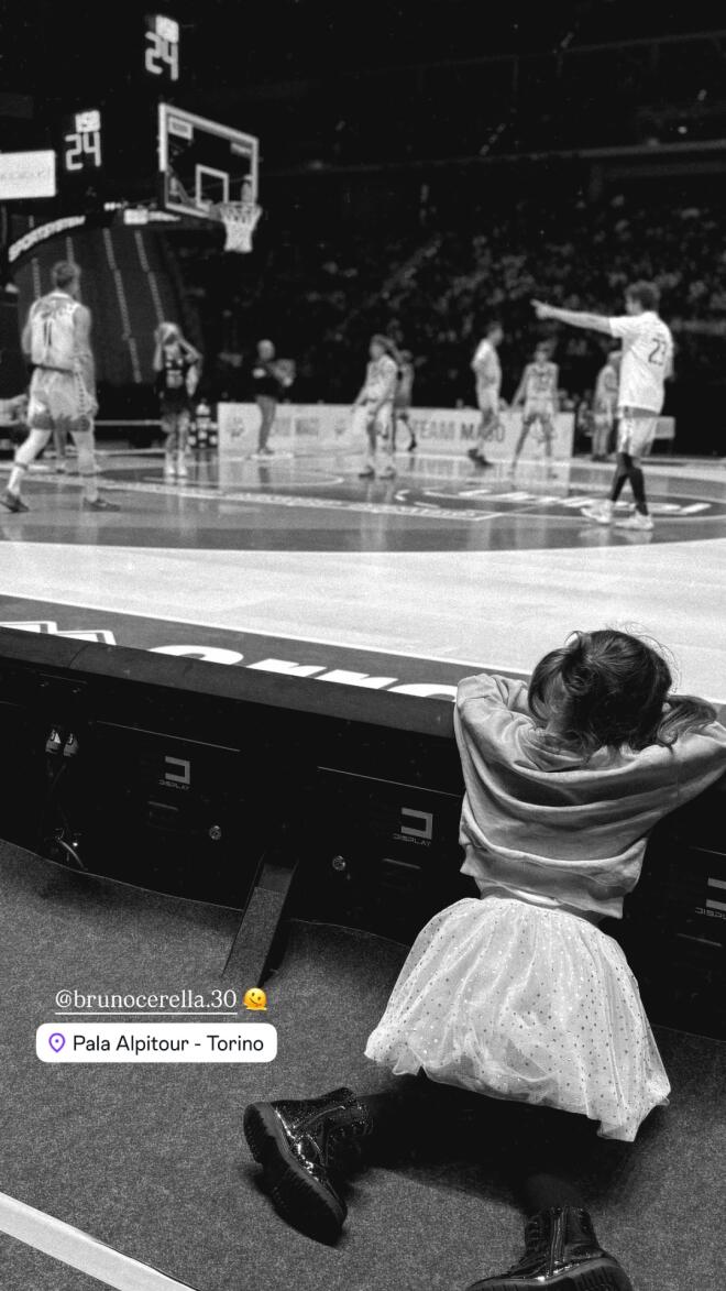 Η μικρή Σιέννα στο γήπεδο