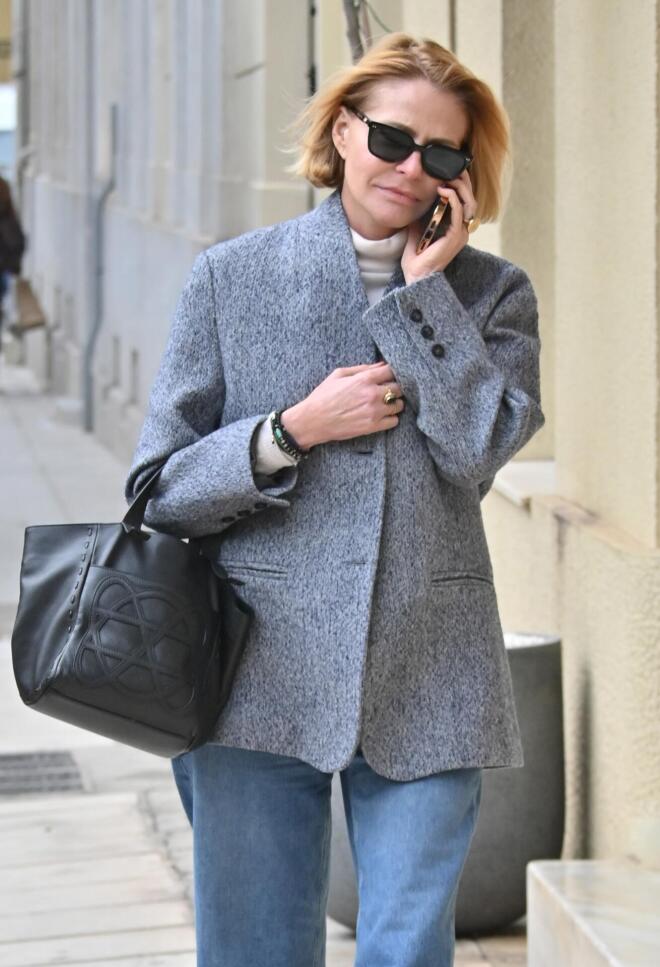 Τζένη Μπαλατσινού: Η εμφάνιση στο Κέντρο που... φωνάζει style icon!