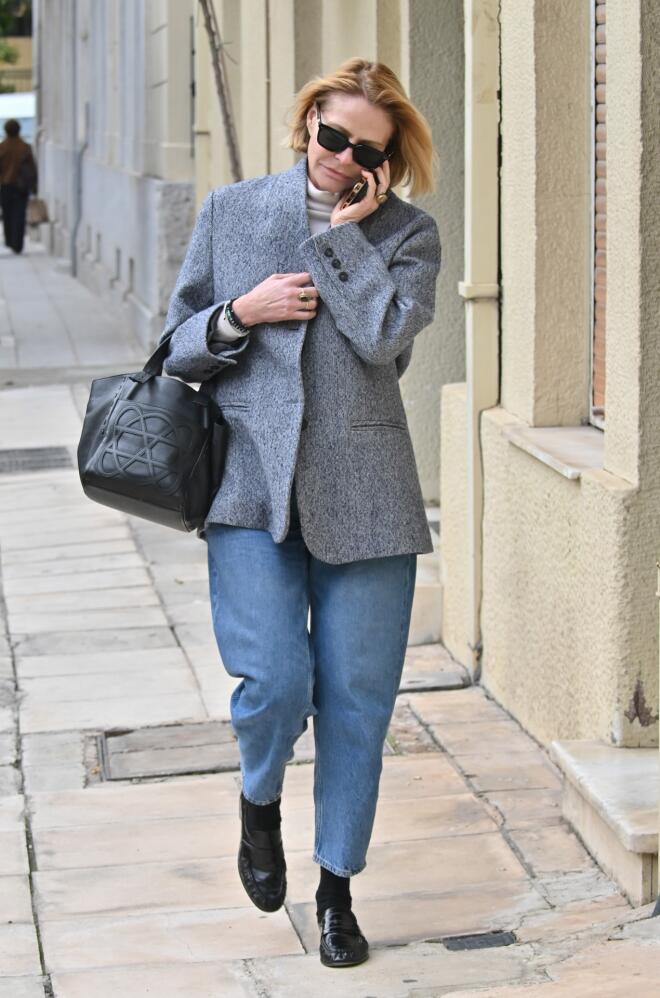 Τζένη Μπαλατσινού: Η εμφάνιση στο Κέντρο που... φωνάζει style icon!